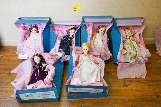 (6)Madame Alexander First Lady Doll Collection Third Series 1514-1519 All in Original Boxes With