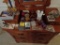Lot of Items on Dresser including costume jewelry