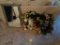 Large Mirror and 2 Christmas Wreaths