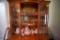 Contents of China Cabinet Including China Set, Clear Glass Set, Wine Glass Set and Various Pieces of