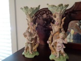 Set of 2 Porcelain Figures