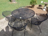 Iron Outdoor Table set