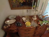 Lot of Glassware on Buffet