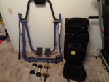 Luggage Set, dumbells, Strider Exercise machine