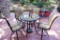Outdoor Pub Style Table with (4) Chairs