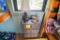Primitive (3) Drawer Dresser with Lamp & Ducks