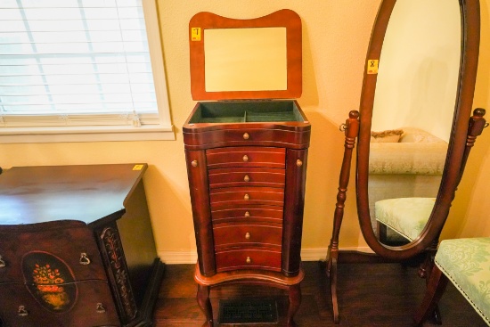 Upright Jewelry Cabinet