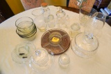 Assorted Clear Glass Service Ware