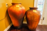 Pair of Urns, 33 Inch & 28 Inch