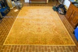 8 ft by 10 ft Hand-Knotted Wool Pakistani Rug