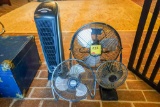 Heater and (3) Fans