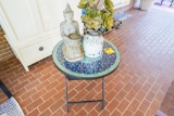 Mosaic Top Table, Outdoor Rug, Decorative Items