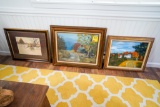 (3) Country Themed Paintings