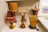 (6) Assorted Lamps & Shades
