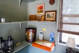 Memory Box, Assorted Art Pieces & Waste Basket