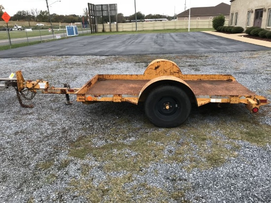 2005 single axle utility trailer