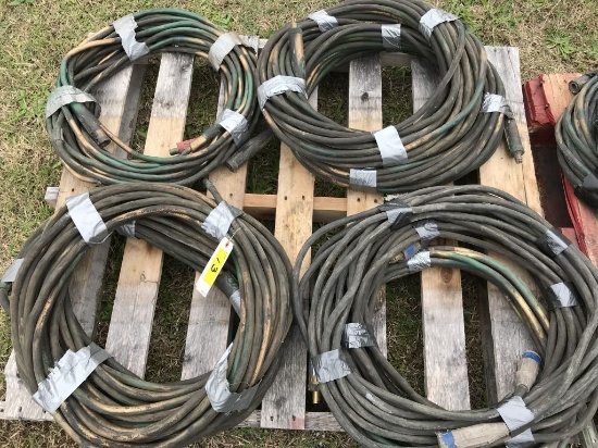 welding leads, approximately 700'