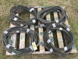 welding leads, approximately 400'