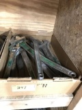 asst size crescent wrenches, 11pc