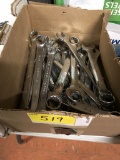 asst open and box end wrenches