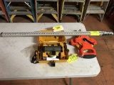 TopCon ATG-4 auto level with grade stick and tape measures