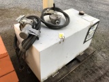 Delta 48400D fuel tank, 100gal, with electric and manual pumps, s#288481