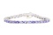 NEW Natural 11.50ct Tanzanite Tennis Bracelet Brass, Length: 7'', Gram Weight: 15.3 g, Retail Price: