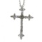 NEW .16ct Diamond Cross Religious Necklace 14KT White Gold, Length: 18'', Gram Weight: 1.1 g, Diamon
