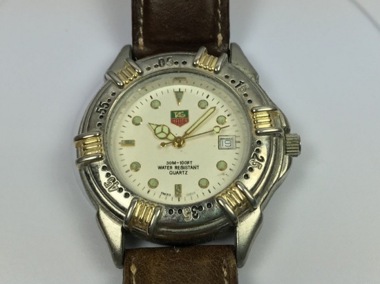 Tag Heuer 30m diver's watch, 97675 on back