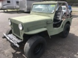 1954 Willys 2-door 4x4 Jeep, showing 93151mi (odometer is most likely in excess of mechanical limits