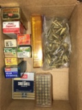 box of assorted 22 ammo - 22LR, 22Mag, 22Mag shotshell, 22short