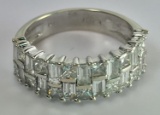 Estate Jewelry - Effy 2.35ct Diamond Ring 14KT White Gold, Ring Size: 07, Gram Weight: 4.9 g, Diamon