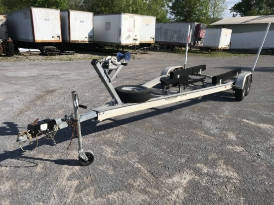 2004 Shoreline Marine by Performance Trailers aluminum boat trailer, m# AAL 20-22T, tandem axle, ove