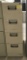 metal 4-drawer letter file cabinet; beige; measures 15