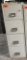 4-drawer letter fire file; beige; measures 17