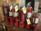fire extinguishers; 6pc