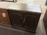 wood cabinet; is 31