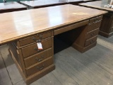 wood desk; is 76