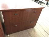 wood 2-drawer lateral file cabinet; is 36