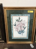 framed art print - azaleas; 2pc; 21