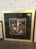 framed art print - abstract; 31.5