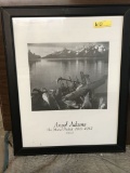 framed art print - Driftwood by Ansel Adams; The Mural Project 1941-1942; 2