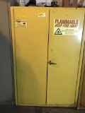 flammable cabinet and contents