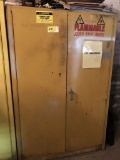 flammable cabinet and contents