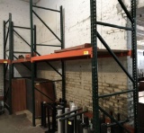 3 sections pallet racking (12' uprights)