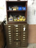 storage cabinet and contents