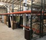 4 sections pallet racking (12' uprights)