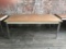 metal table with laminate top, is 72