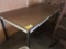metal top table with laminate top, is 70