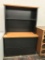 2-drawer lateral file cabinet with hutch, is 44